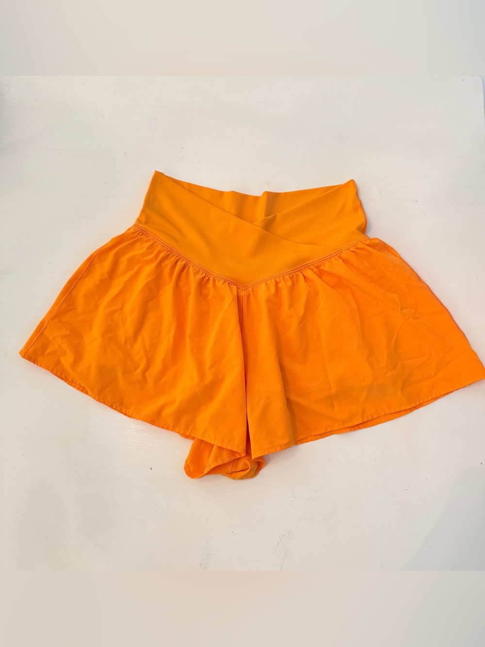OFFLINE by Aerie Orange Crossover Flowy Athletic Shorts Skort M